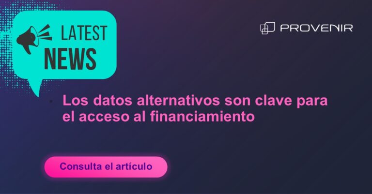 Los datos alternativos son clave para el acceso al financiamiento