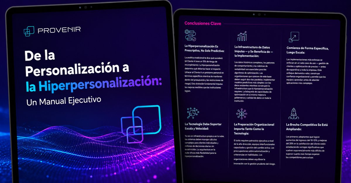De la Personalización a la Hiperpersonalización para insituciones financieras